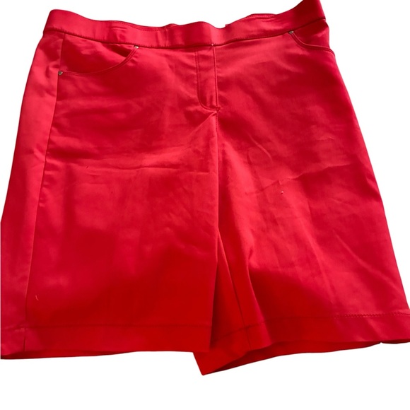 Coral Bay Pants - Coral Bay Bright Red Women's Bermuda Shorts